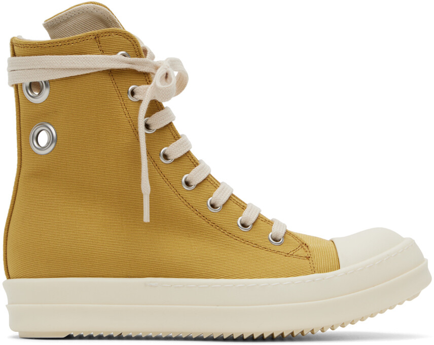

Желтые кроссовки Rick Owens Drkshdw, Желтый, Желтые кроссовки Rick Owens Drkshdw