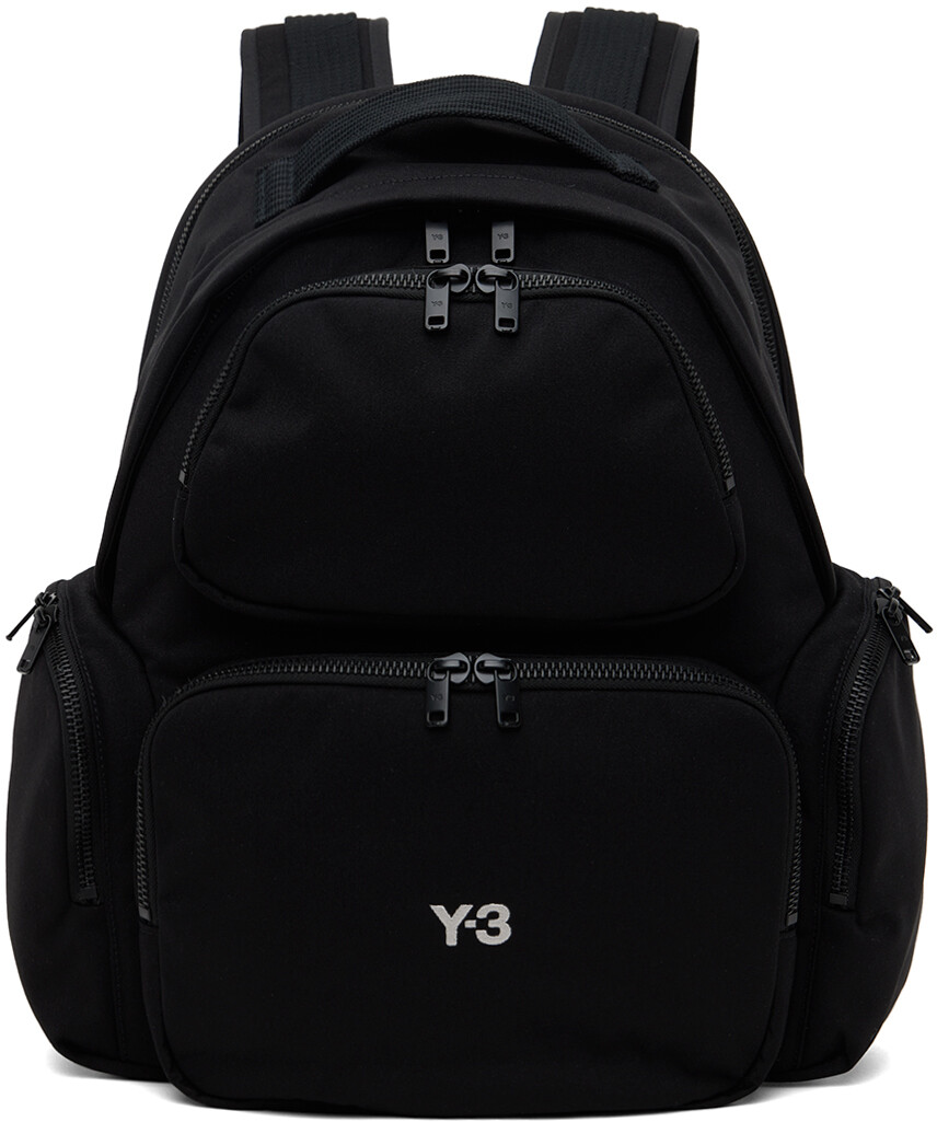 

Черный рюкзак из плотной ткани Y-3, цвет Black