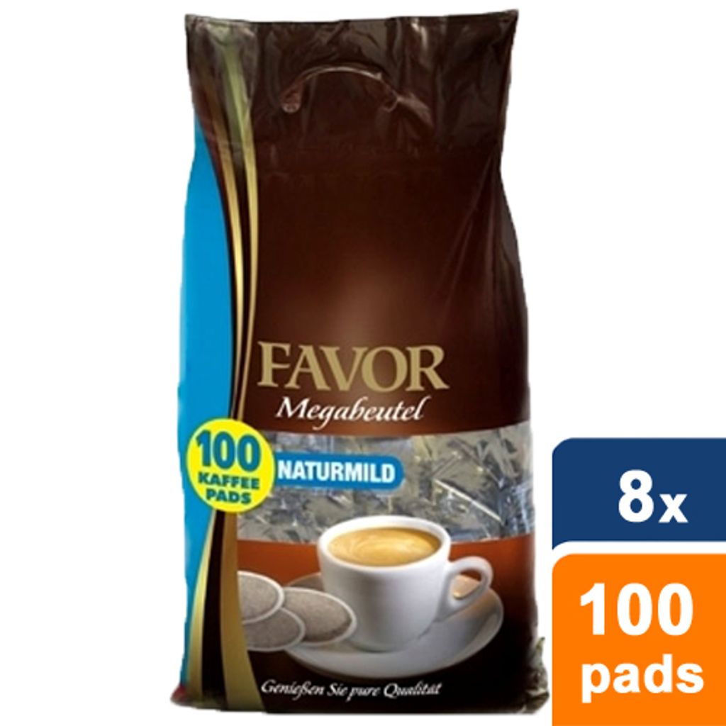 

Favor - Мега-пакет Naturmild - 8x 100 подушечек N.A