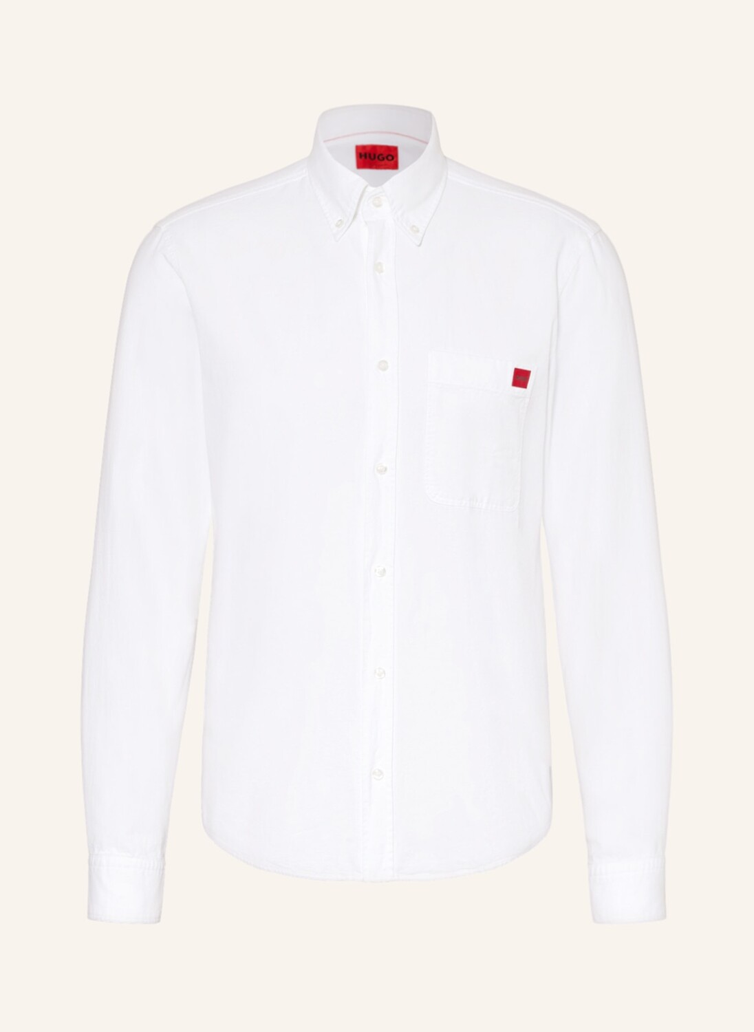 

Рубашка HUGO EVITO Casual Slim Fit, белый