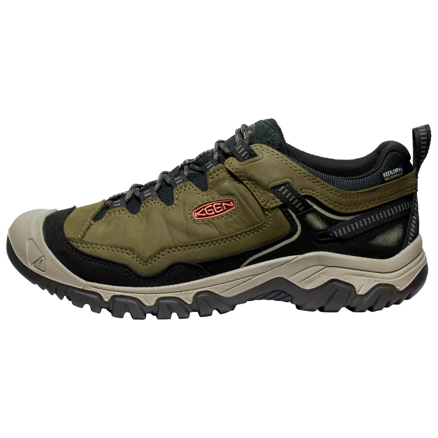 

Мультиспортивная обувь Keen Targhee IV WP Wide, цвет Dark Olive/Gold Flame