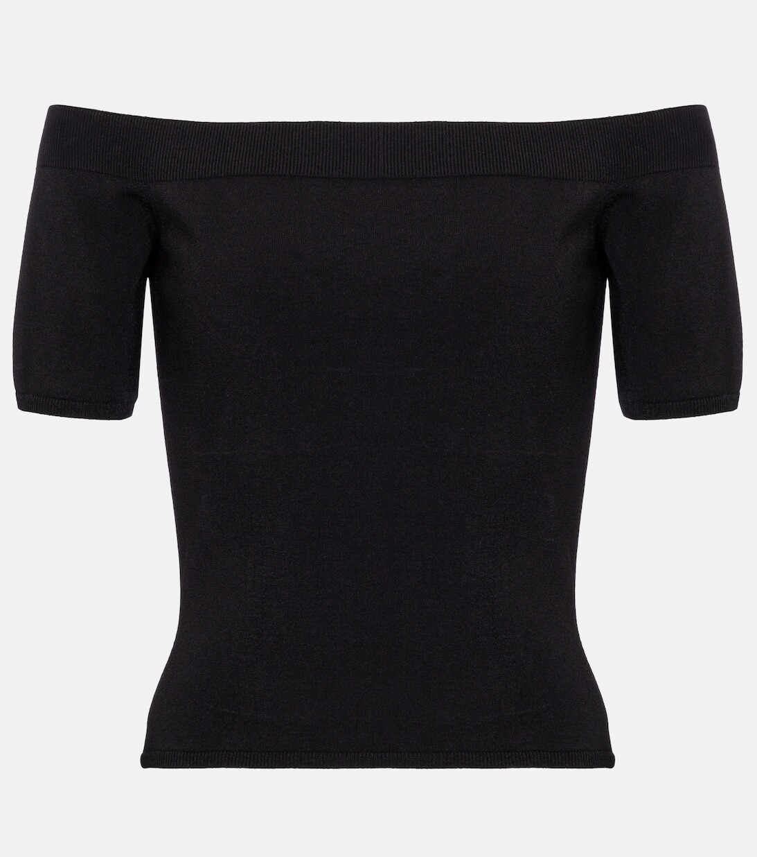 

Топ с открытыми плечами ALEXANDER MCQUEEN, черный
