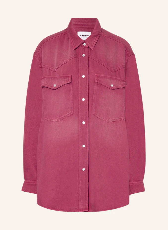 

Рубашка таниами Marant Étoile, фуксия