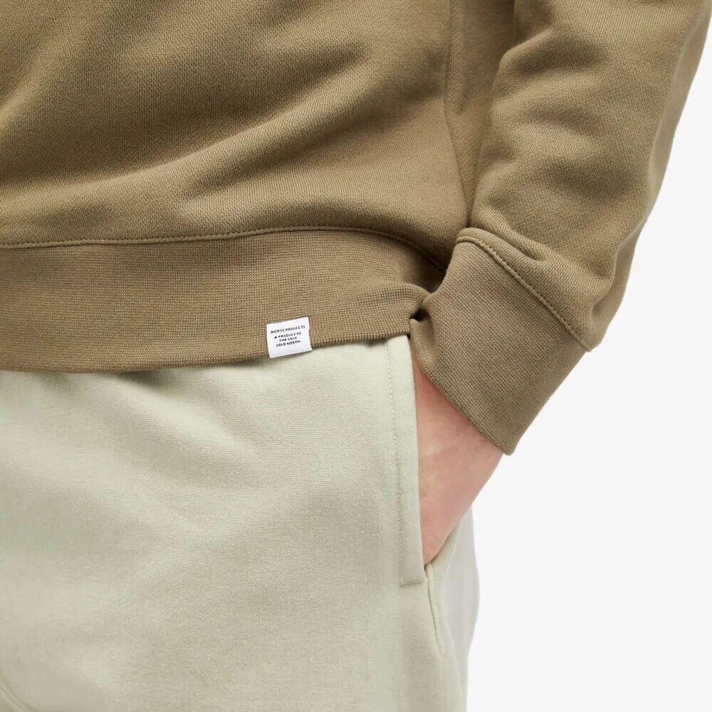 

Norse Projects Классический спортивный свитер Vagn, зеленый