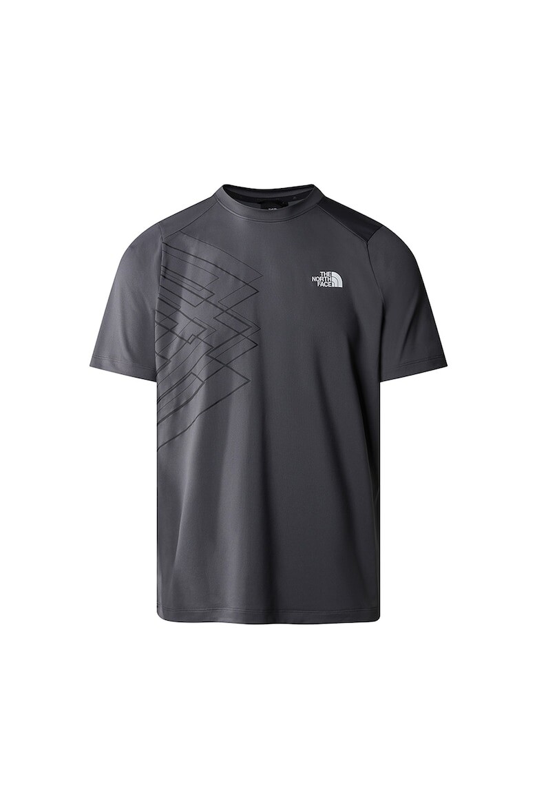 

Футболка с овальным вырезом для бега The North Face, серый