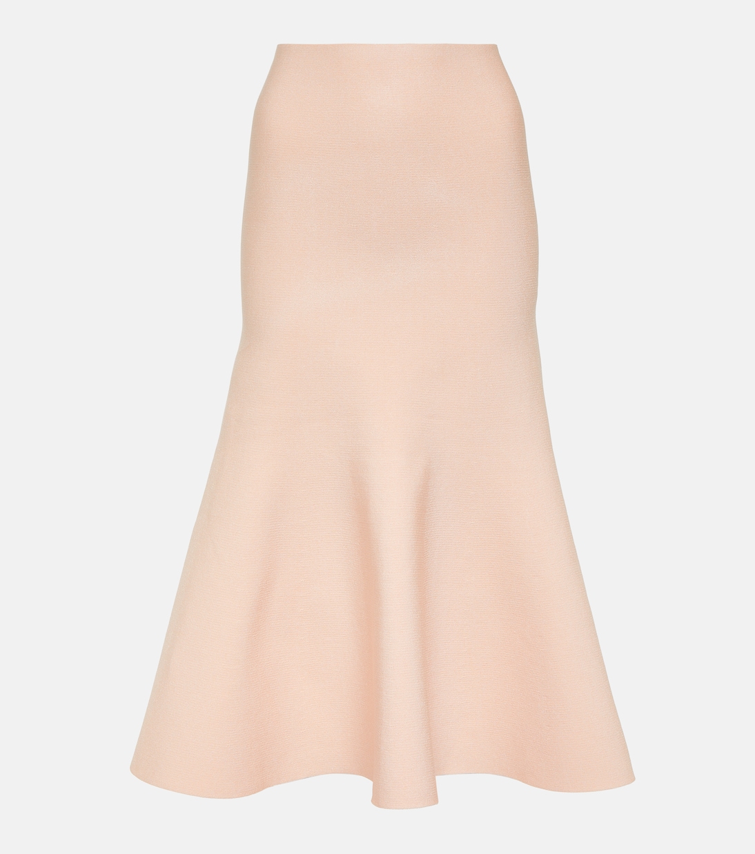 Расклешенная юбка миди с высокой посадкой Victoria Beckham, розовый юбка расклешенная с высокой посадкой в полоску ayzolle s бежевый