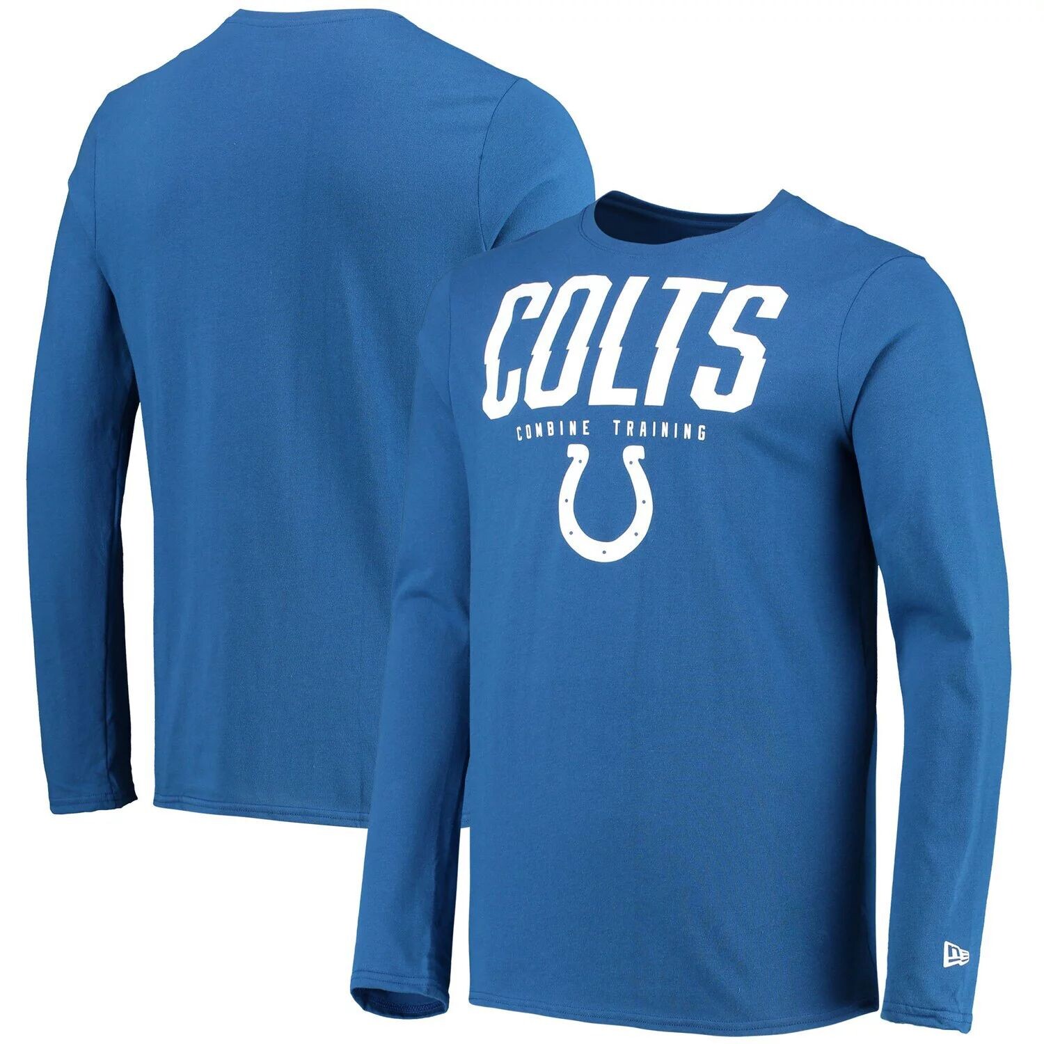 

Мужская футболка Royal Indianapolis Colts с длинными рукавами и аутентичным разрезом New Era