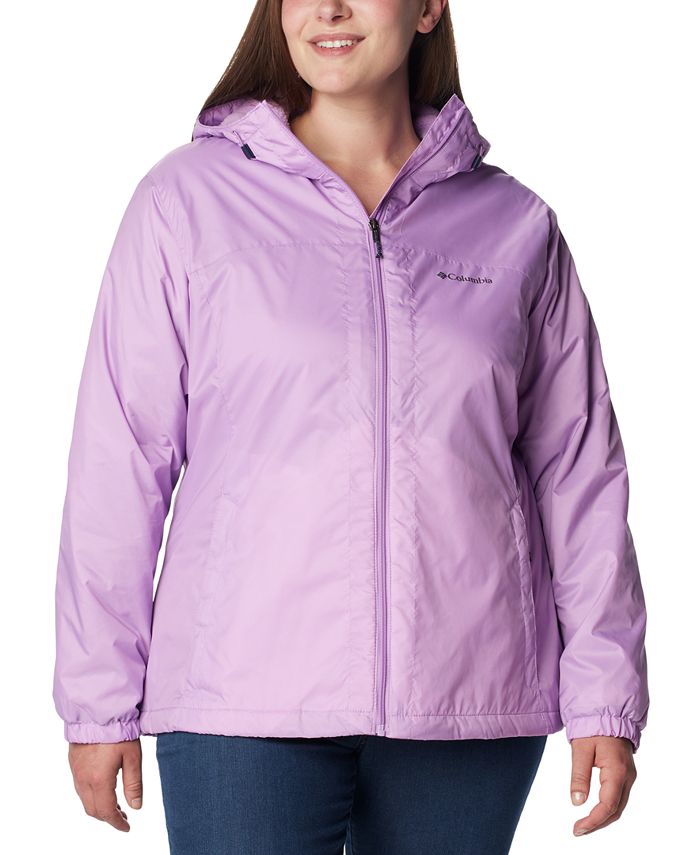 Женская куртка на подкладке из шерпы, XS-3X Columbia, фиолетовый