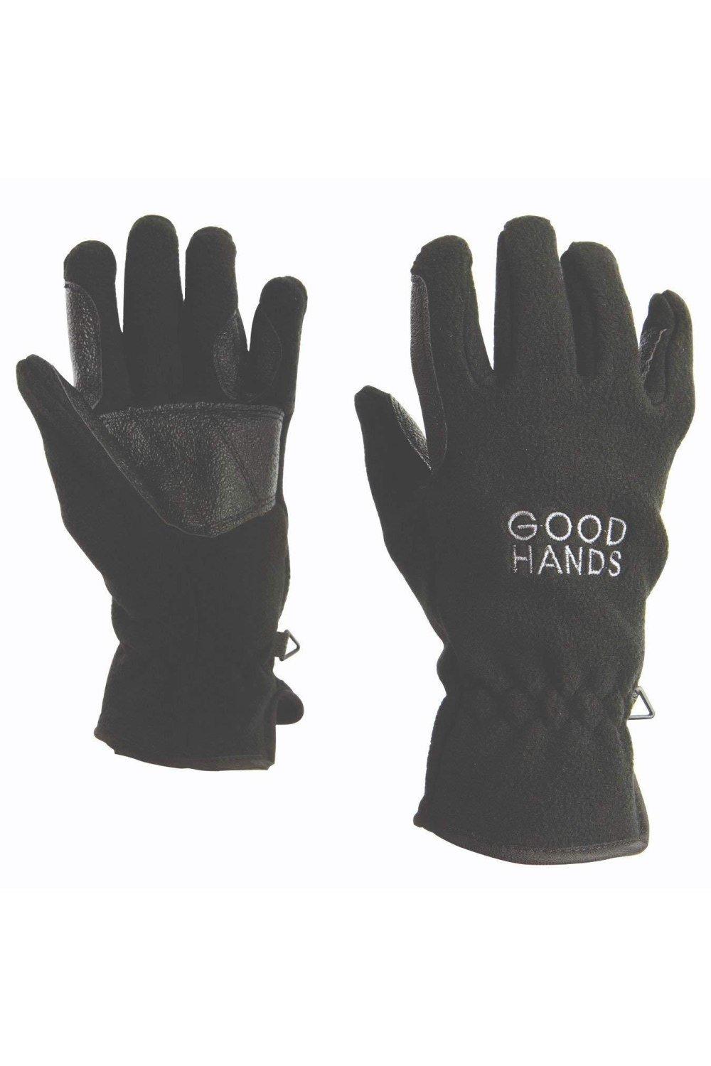 Флисовые перчатки для верховой езды Polar Dublin, черный перчатки atmosphere fresh биколор размер m усиленные пальцы пвх