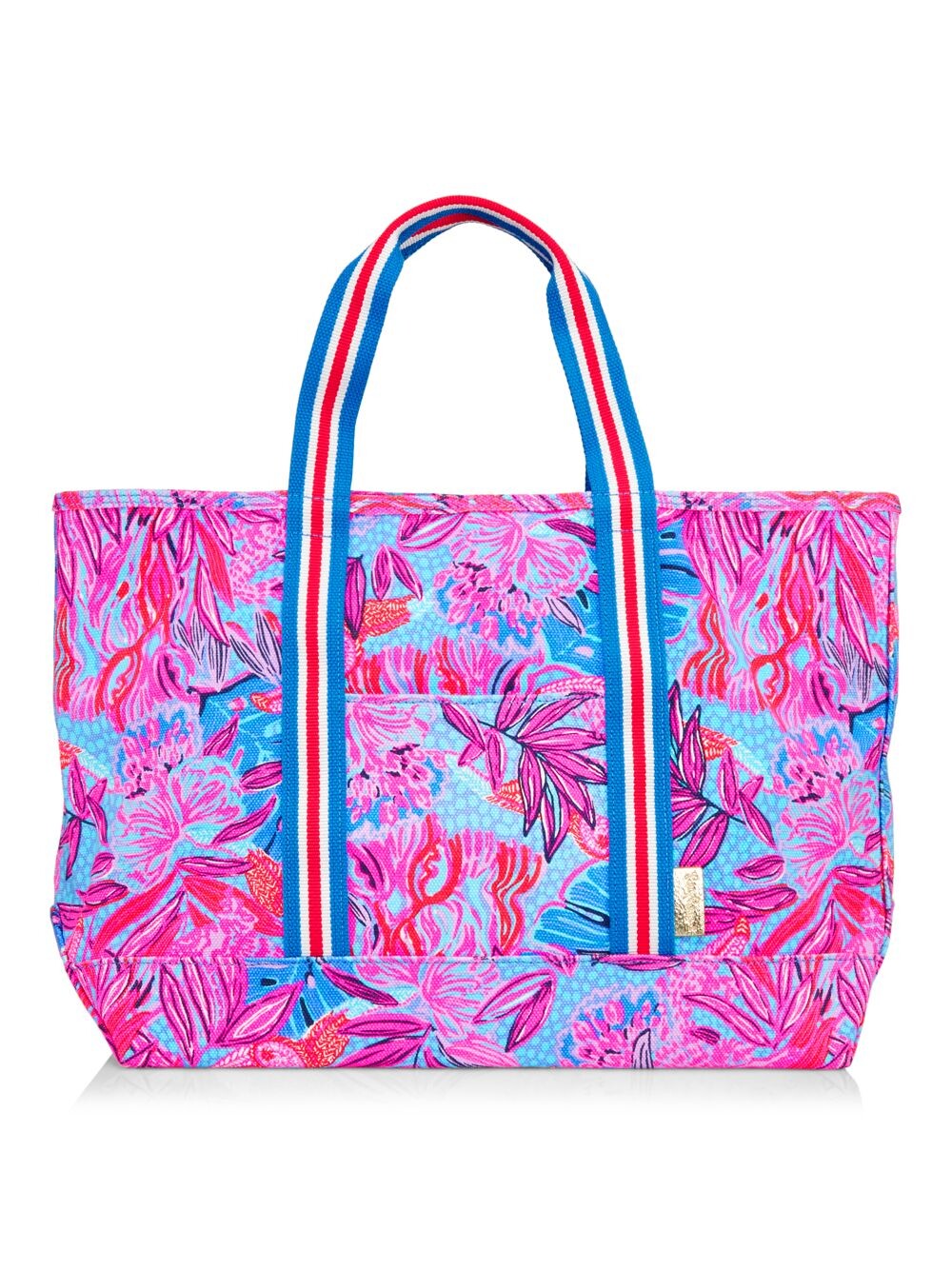 

Хлопковая сумка-тоут Mercato Lilly Pulitzer Kids, красный