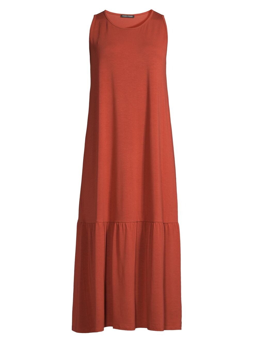 

Ярусное вязаное миди-платье без рукавов Eileen Fisher