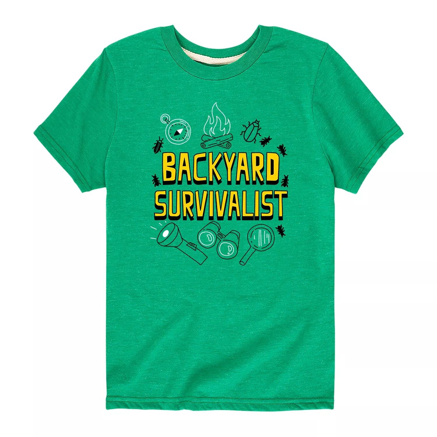 

Футболка с рисунком Backyard Survivalist для мальчиков 8–20 лет Licensed Character