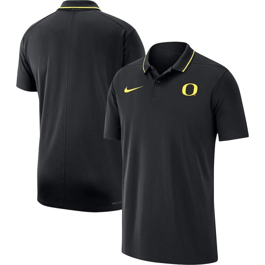 

Поло с коротким рукавом Nike Oregon Ducks, черный