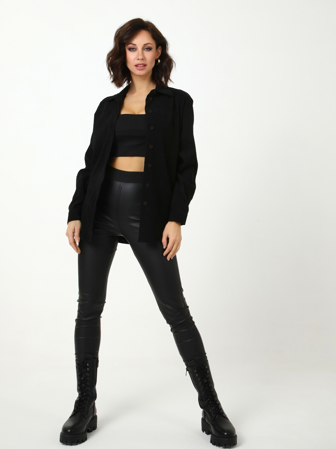 

Блуза Awesome Apparel Hemd, черный