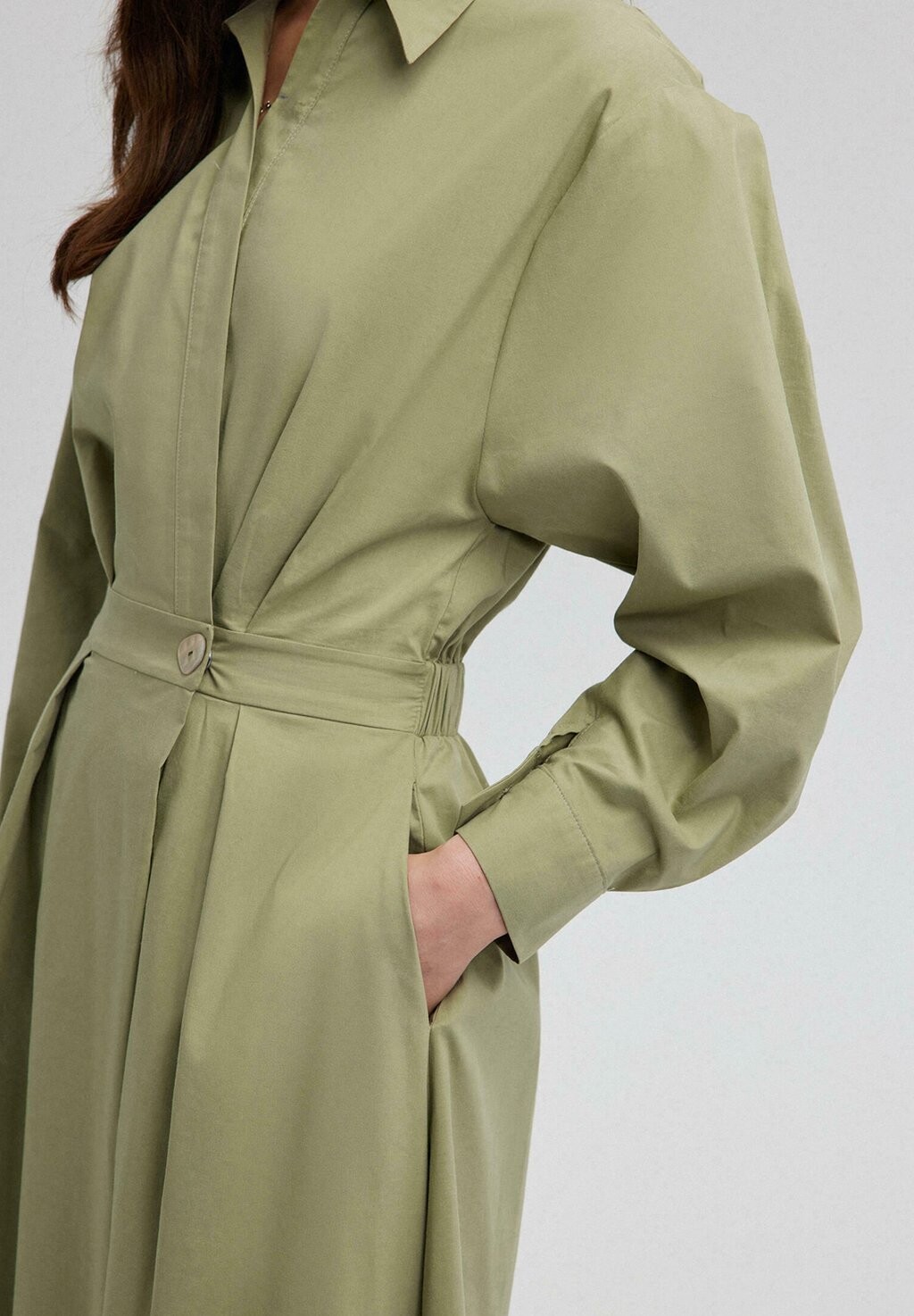 

Платье-рубашка COLLAR DETAILED Touché Privé, хаки