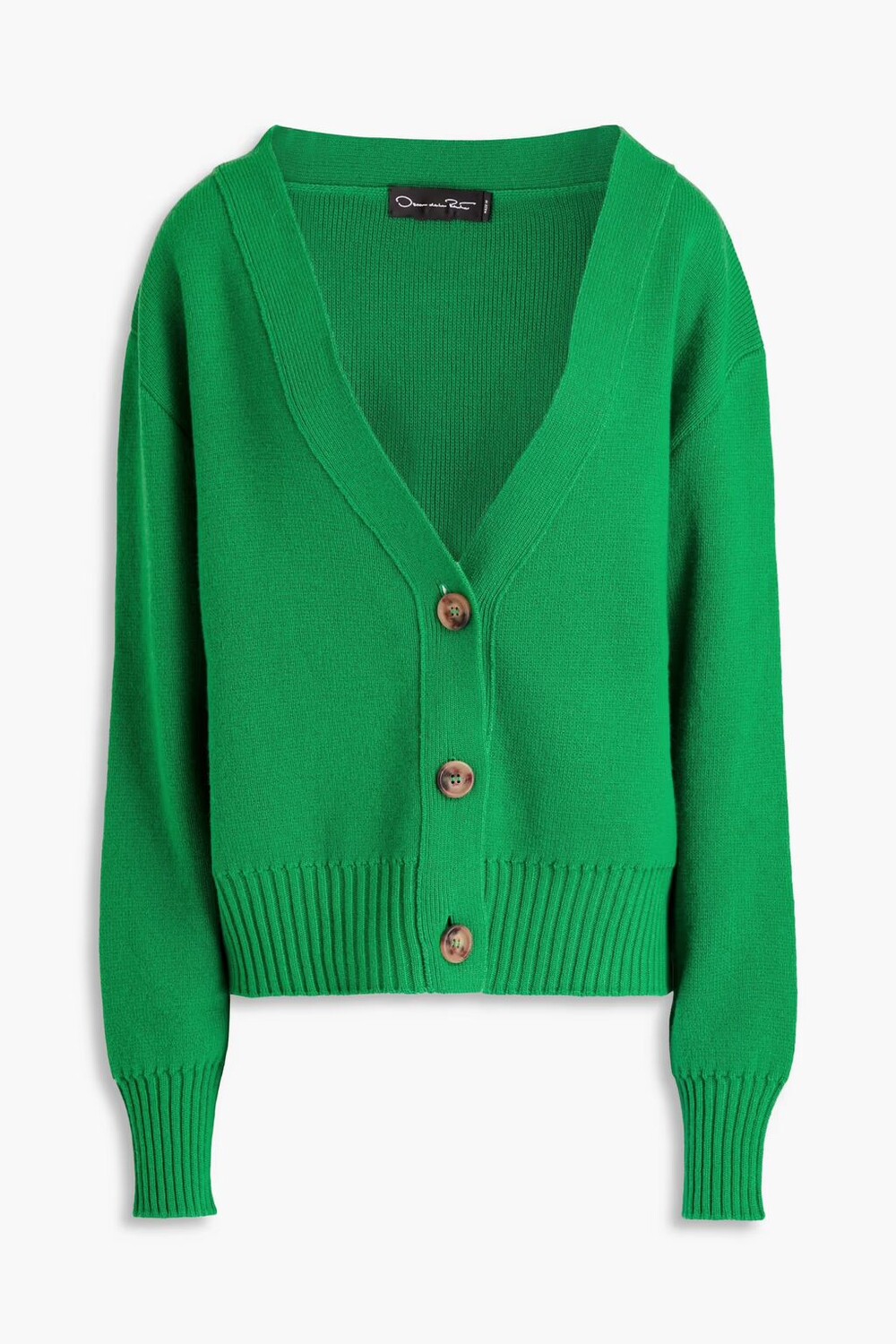 

Шерстяной кардиган Oscar De La Renta, зеленый