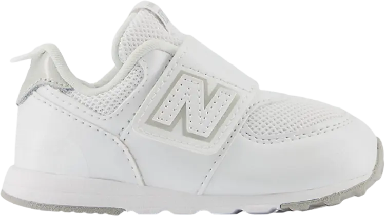 

Кроссовки 574 New-B Hook & Loop Toddler 'White Silver Metallic', белый