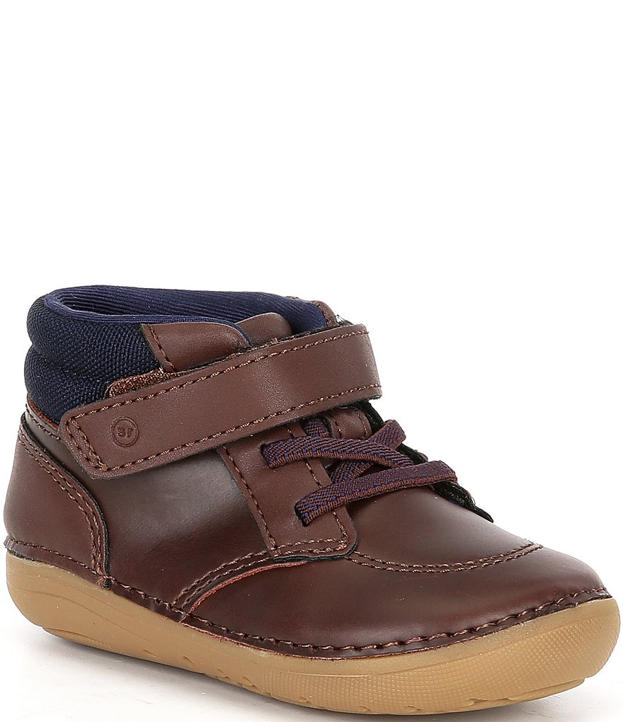 Кожаные ботинки Gannon Soft Motion для мальчиков Stride Rite (для младенцев), коричневый