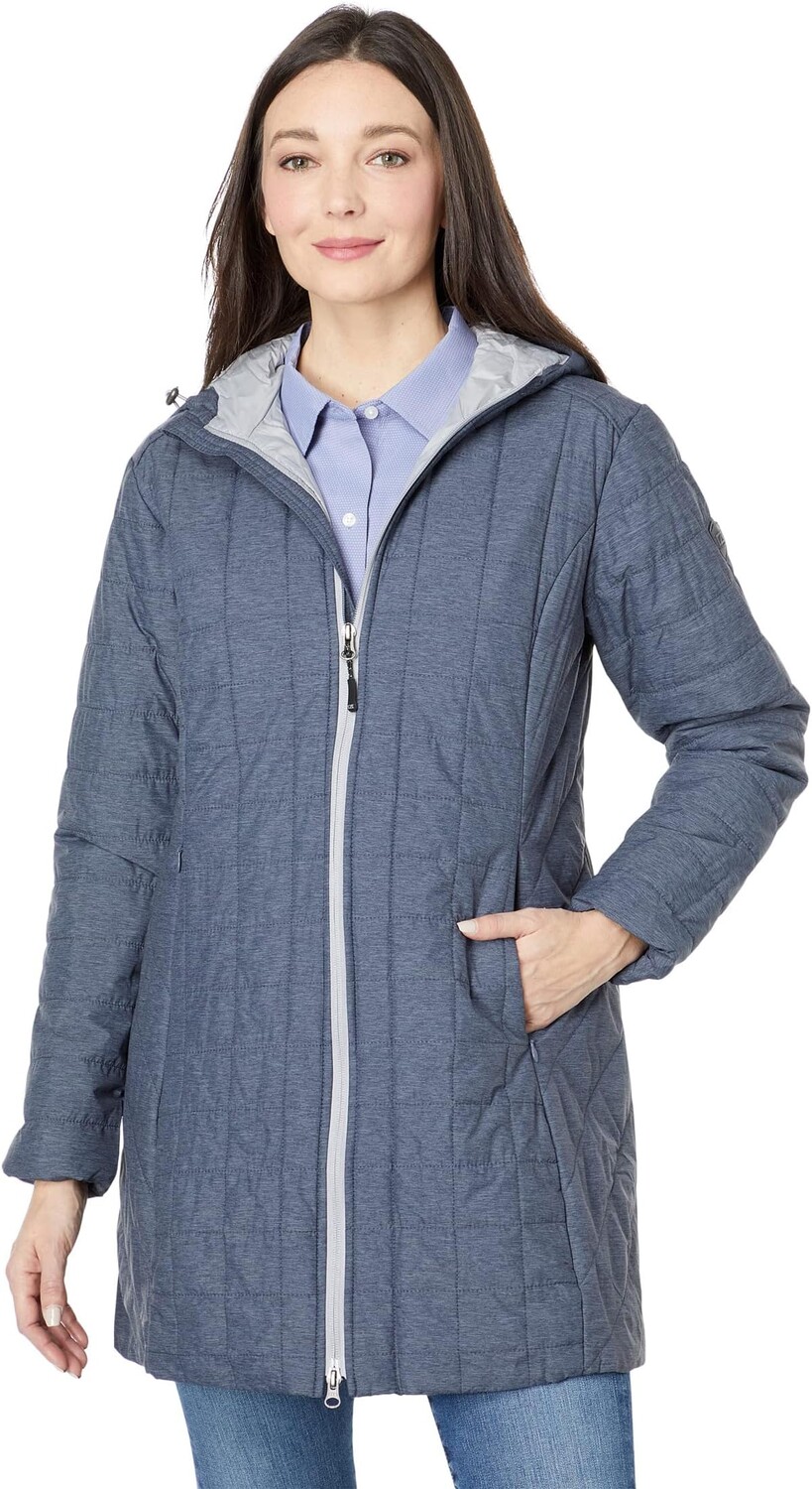 

Длинное эко-пальто Rainier Primaloft Cutter & Buck, цвет Anthracite Melange