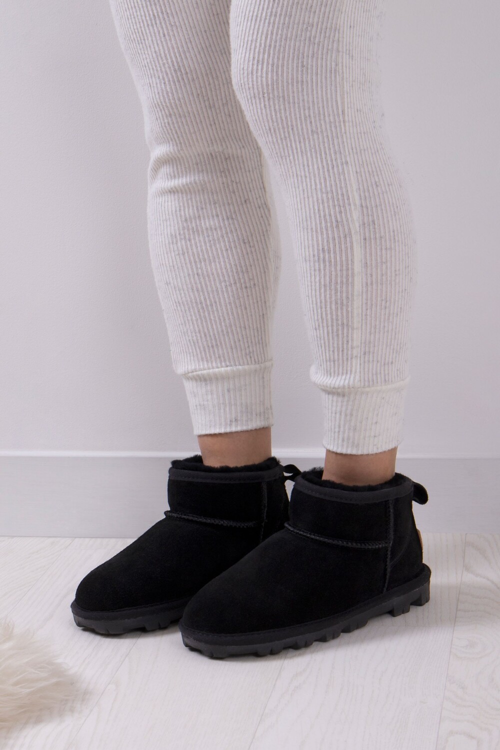 

Тапочки Mini Grace из овчины - Женщины Just Sheepskin, черный