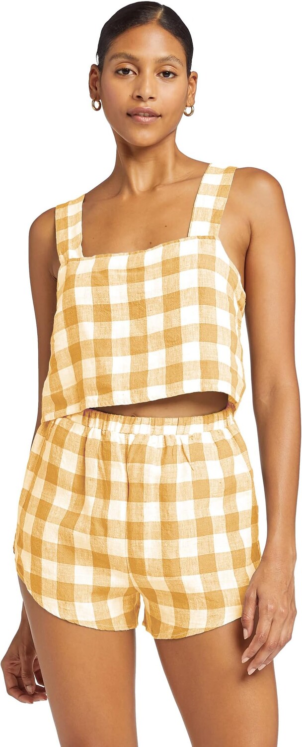 

Накидка Tallows Crop Top Vitamin A, цвет Eco Linen Honeycomb Ging