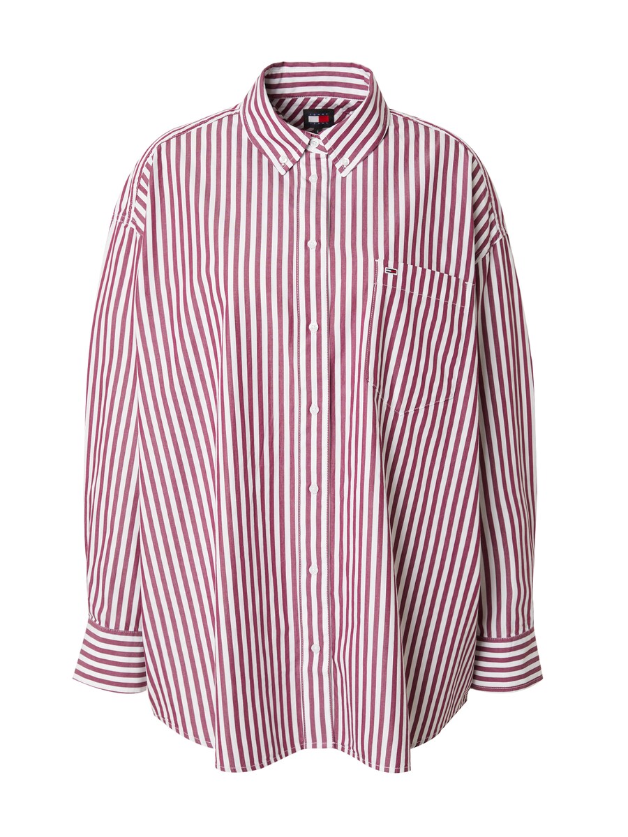 

Блуза Tommy Jeans Blouse OVS PINSTRIPE, фиолетовый