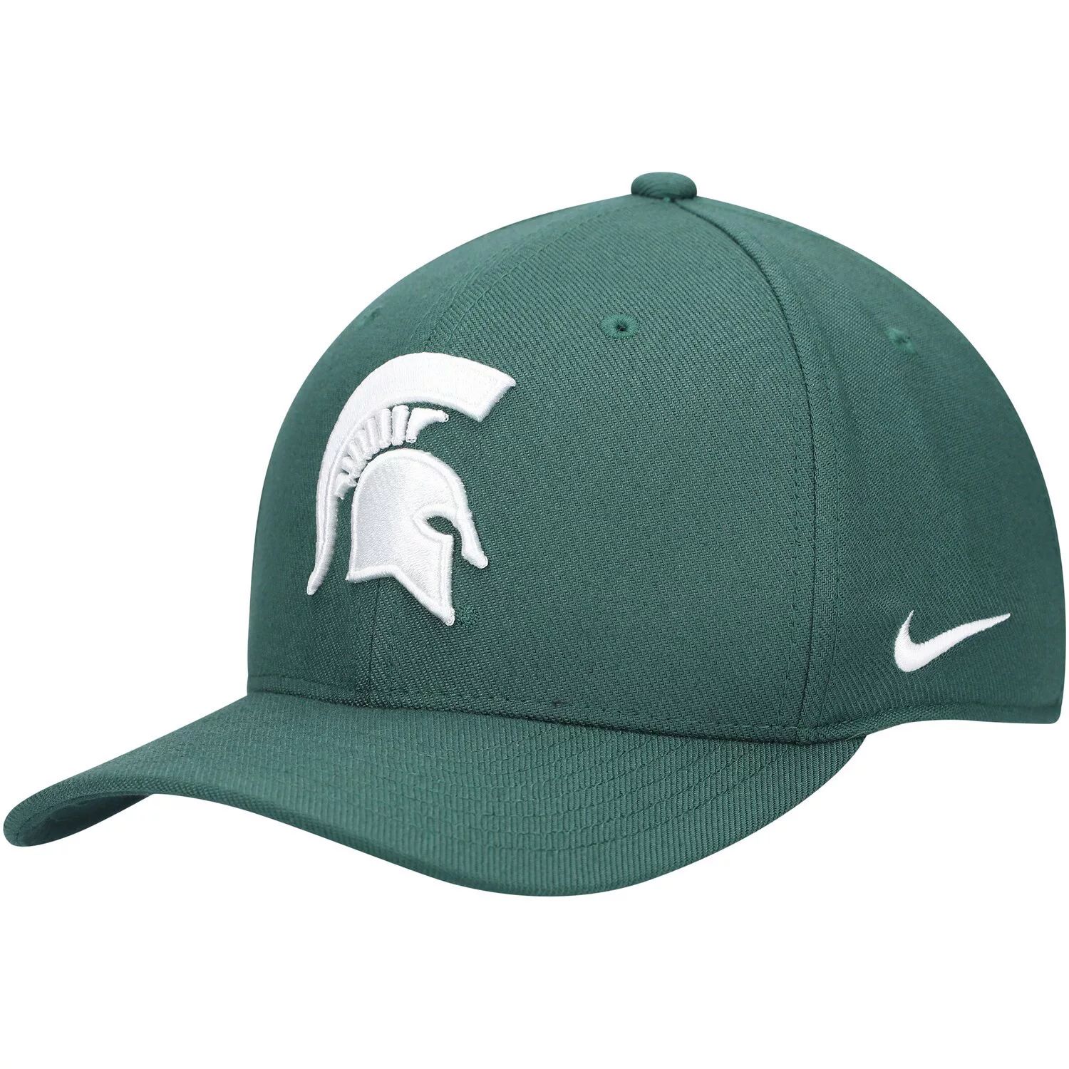 

Мужская кепка Nike Green Michigan State Spartans Classic99 Swoosh Performance Flex