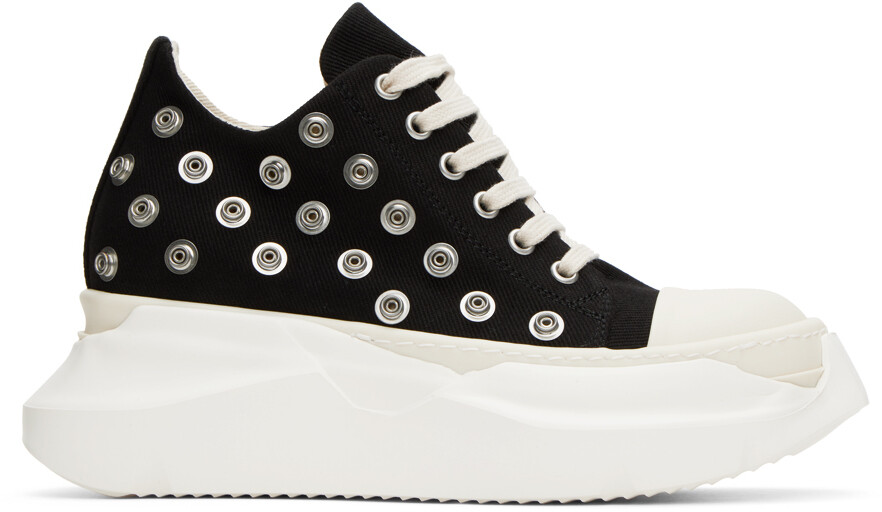 

Черные кроссовки с абстрактными узорами Rick Owens DRKSHDW, Черный