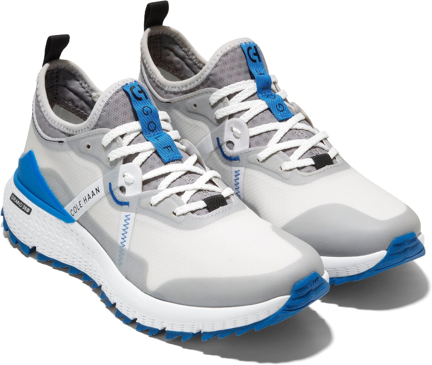 

Кроссовки Cole Haan ZG Overtake Golf WR, цвет Microchip/Lapis Blue