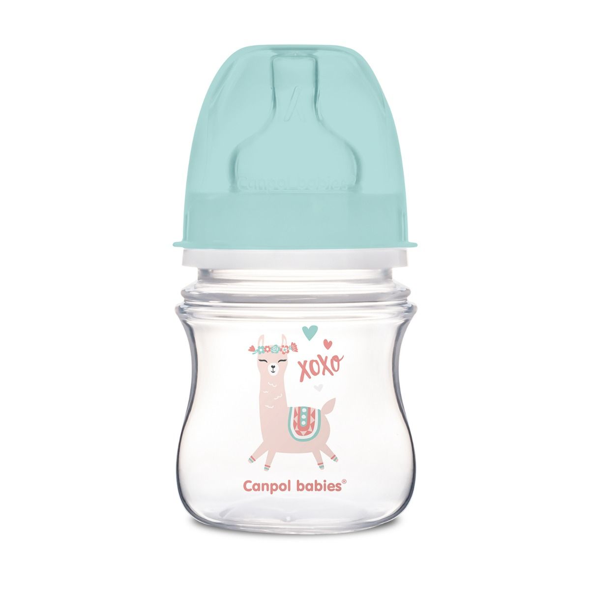 Антиколиковая бутылочка для детей Canpol Babies Easy Start Exotic 120 мл, 1 шт поильники canpol обучающий easy start 120 мл 35 207