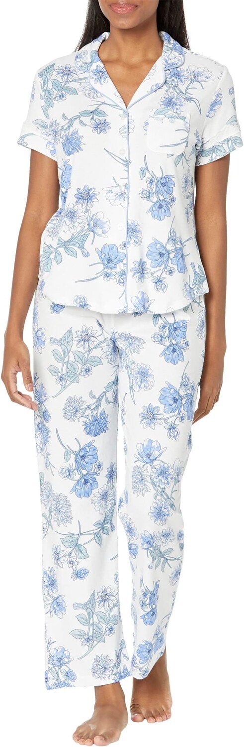 

Длинный пижамный комплект Petite Spring Dreamer Girlfriend с короткими рукавами Karen Neuburger, цвет Dreamer Floral