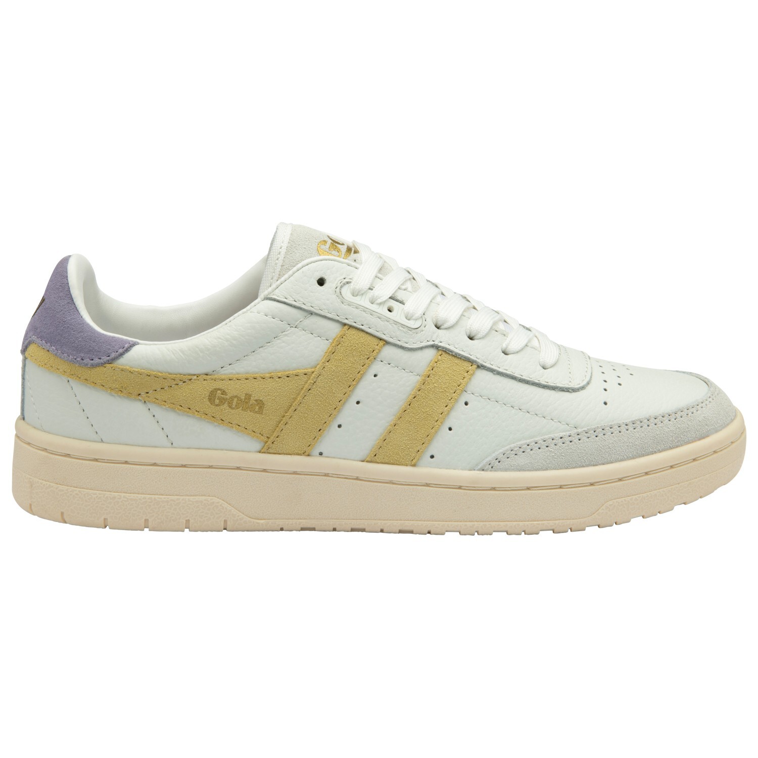 Кроссовки Gola Women's Falcon, цвет White/Lemon/Lavender кроссовки ewing rogue white loganberry lemon