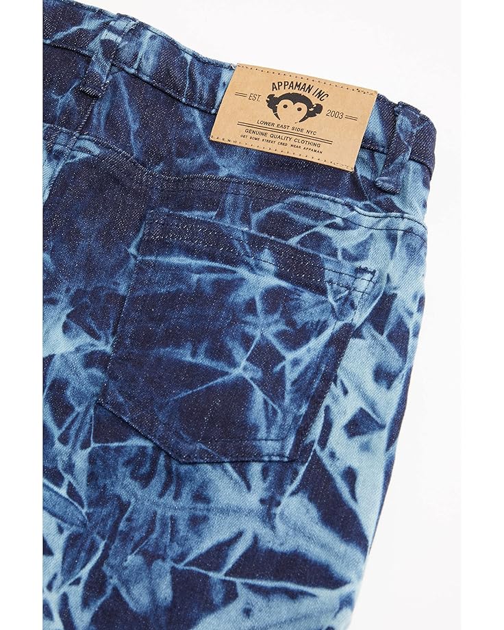 Джинсы Appaman Stretch Denim Tie-Dye Leggings, цвет Denim Tie-Dye