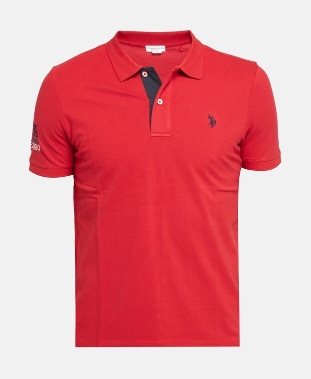 

Рубашка поло U.S. Polo Assn., красный
