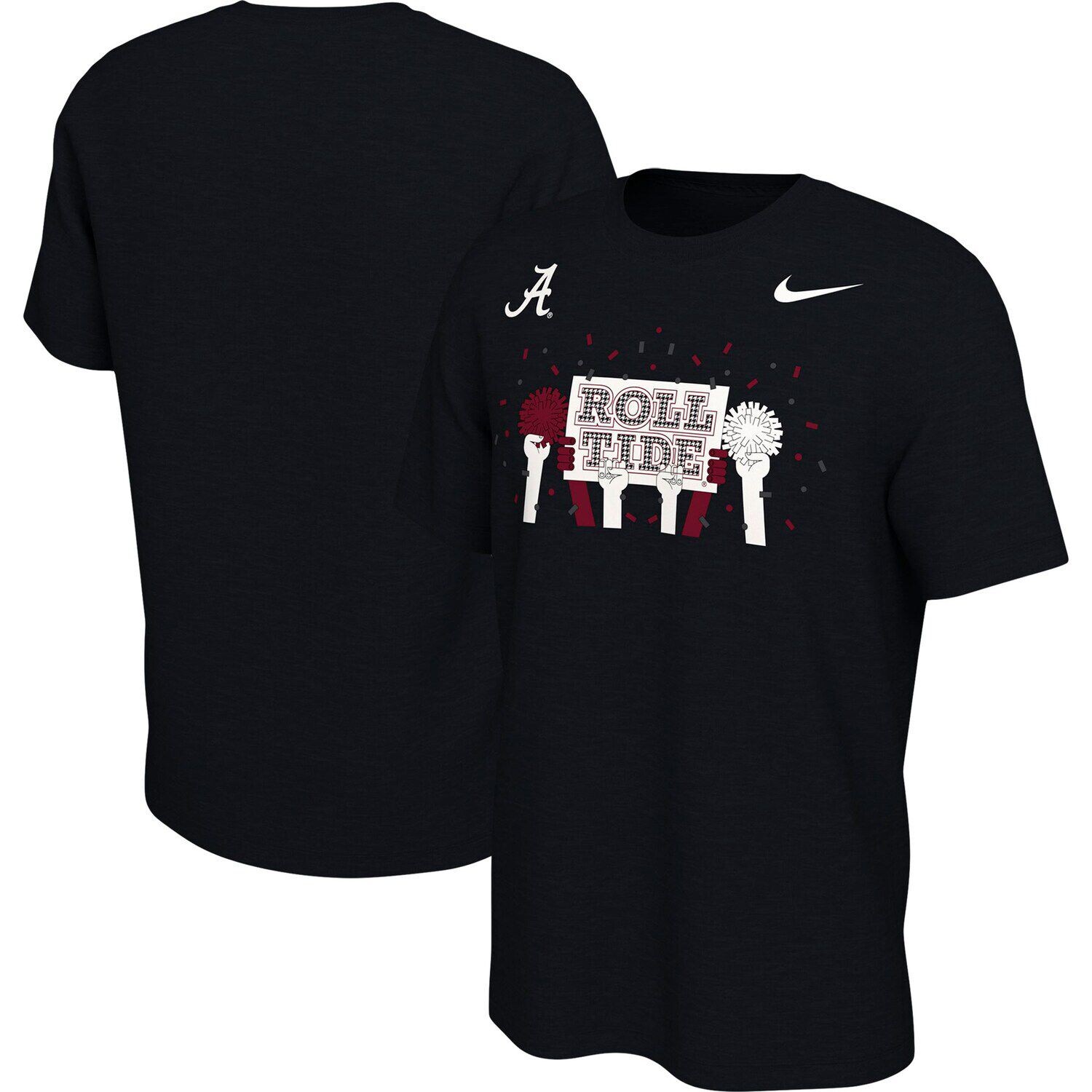 

Мужская черная футболка Nike Alabama Crimson Tide Traditions, Черный