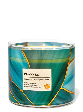 

Свеча с 3 фитилями Flannel, 14.5 oz / 411 g, Bath and Body Works