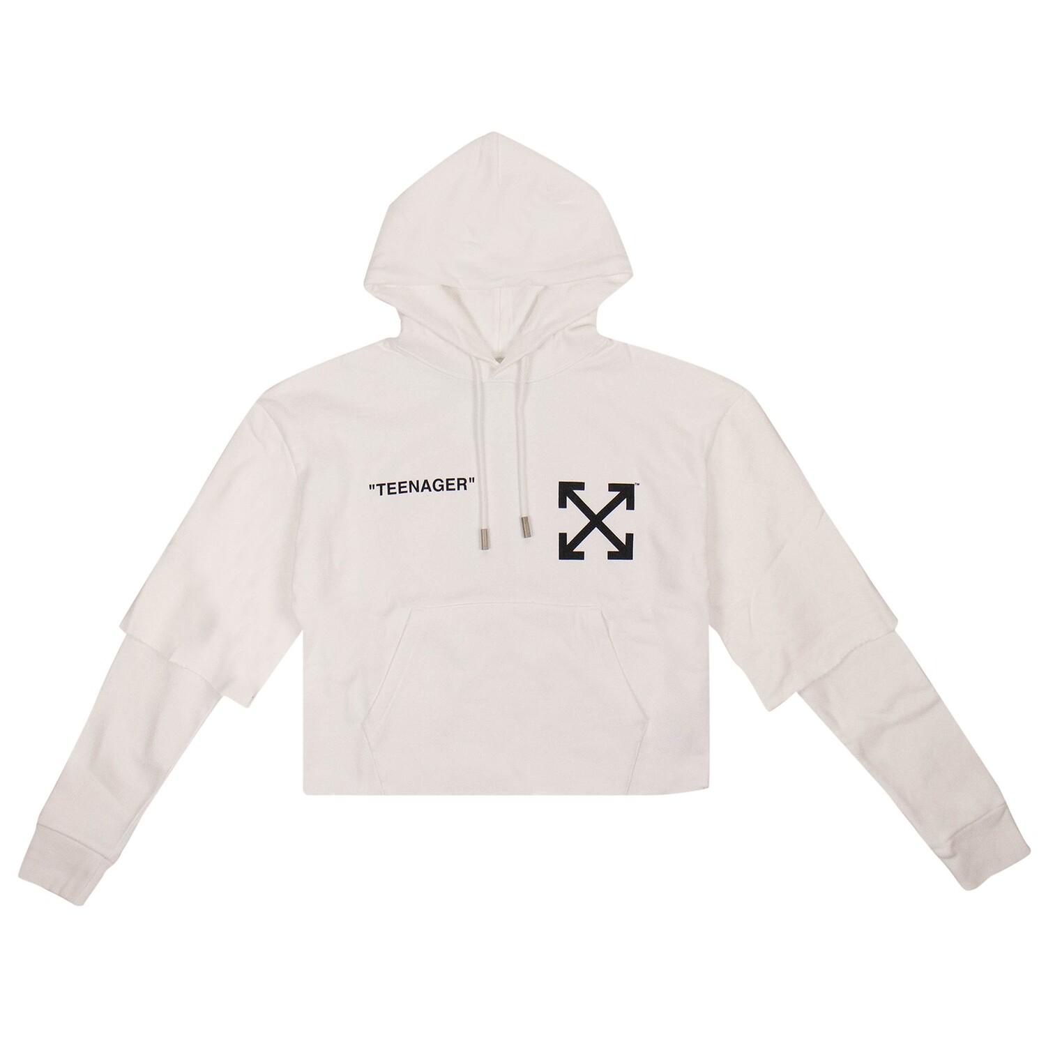 

Off-White Толстовка с капюшоном Flamed Bart Белый