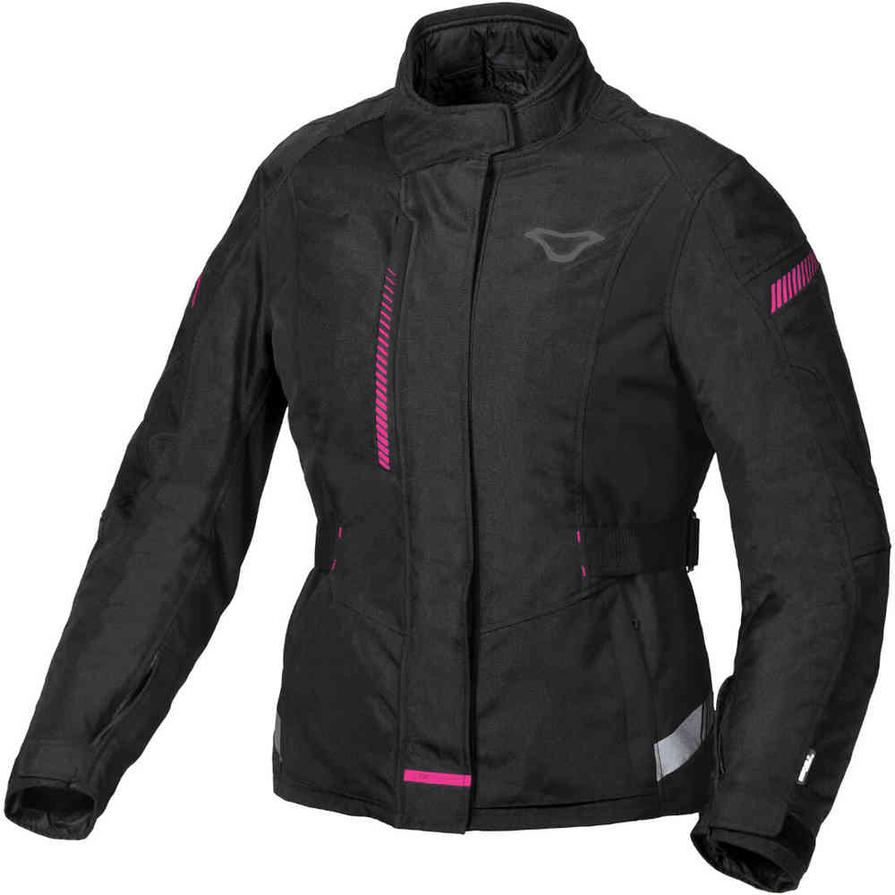 цена Водонепроницаемая женская мотоциклетная текстильная куртка Nivala Macna, черный/розовый