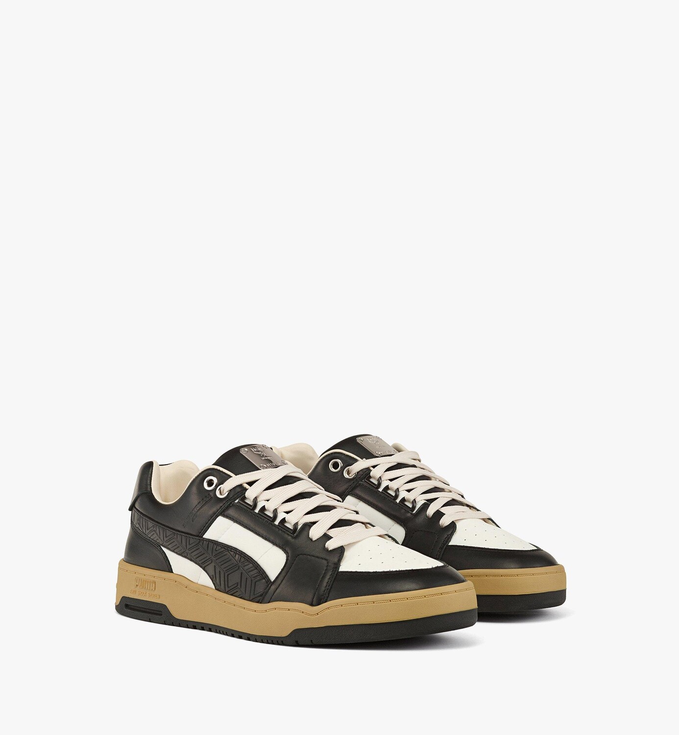 

Кроссовки Mcm X Puma Slipstream из кубической кожи, черный