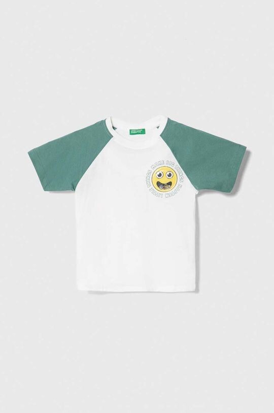 

Хлопковая футболка для детей United Colors of Benetton, белый