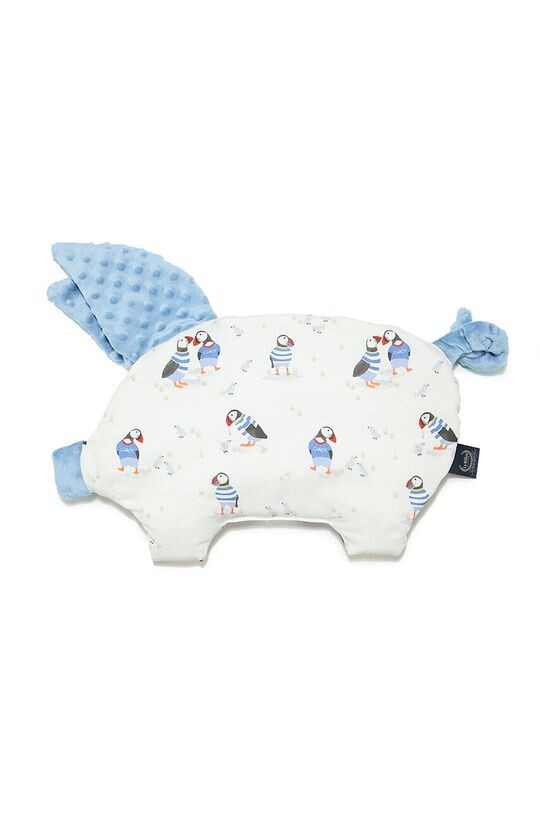 

La Millou Подушка Sleepy Pig Minky PUFFIN, синий