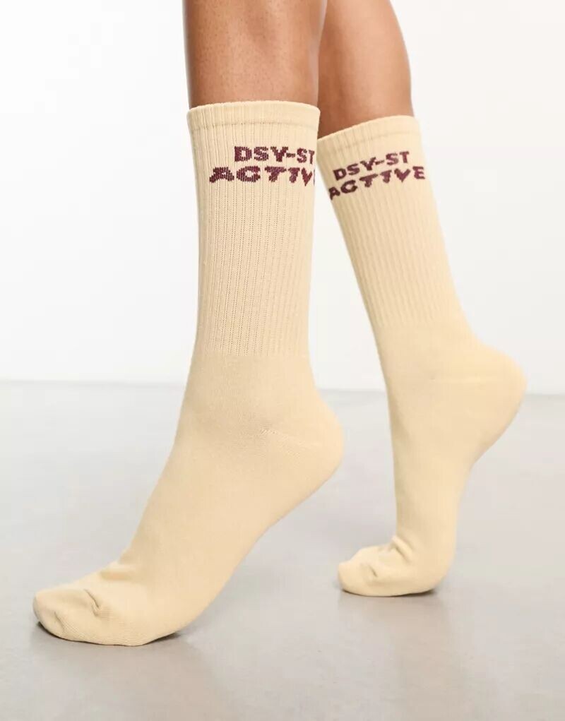 

Бежевые носки в рубчик Daisy Street Active Landscape
