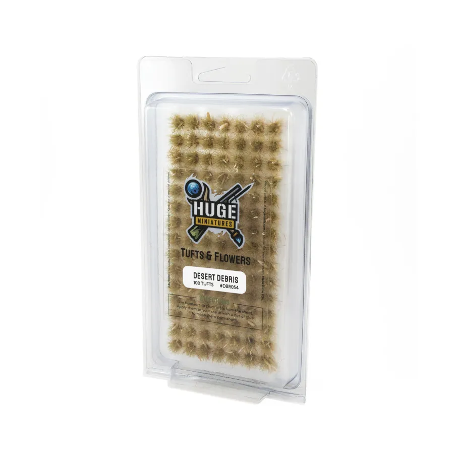 

Пучки обломков — Пустыня, Miniature Basing Tufts (Huge Miniatures)