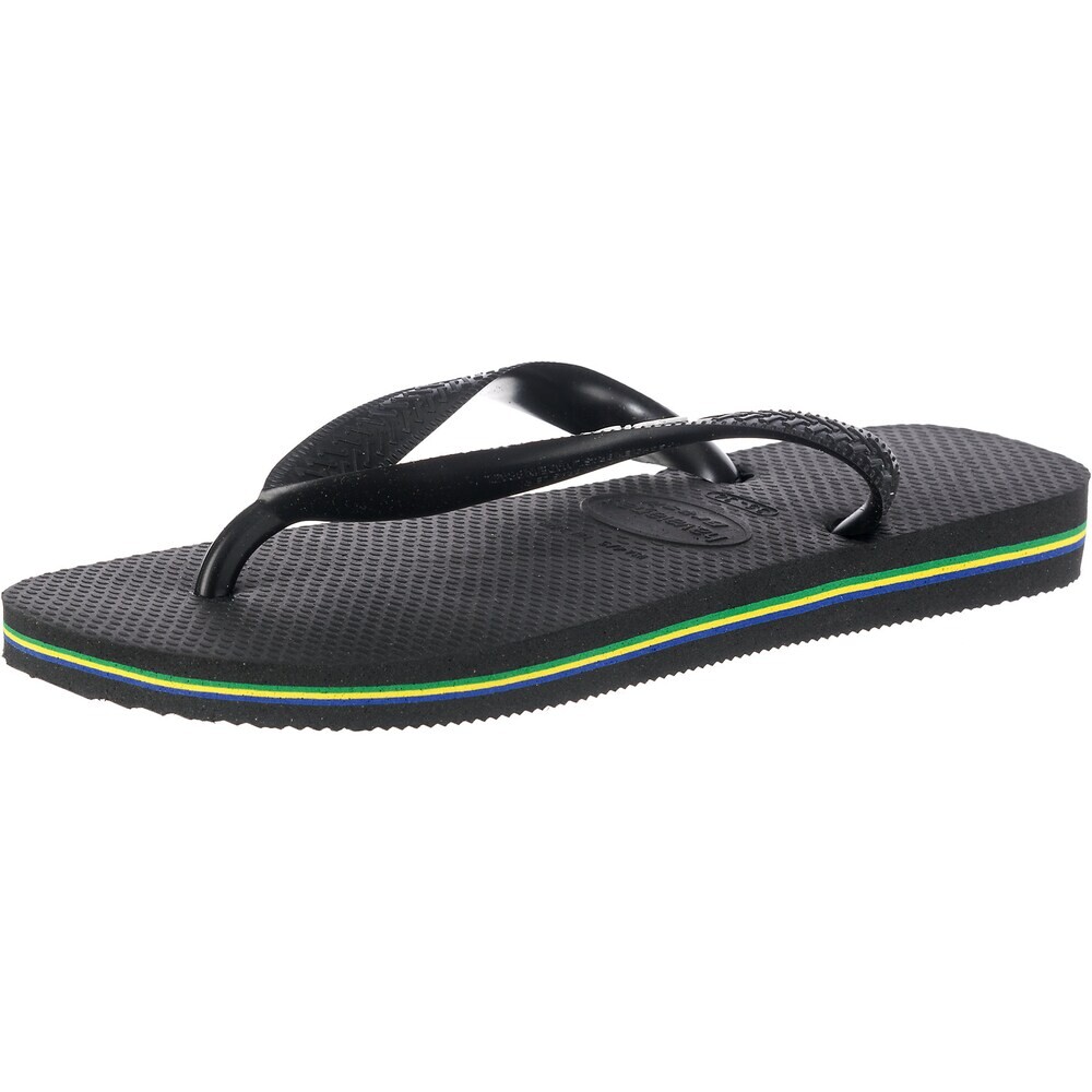 

Сандалии с Т-образным ремешком HAVAIANAS Brasil Logo, черный