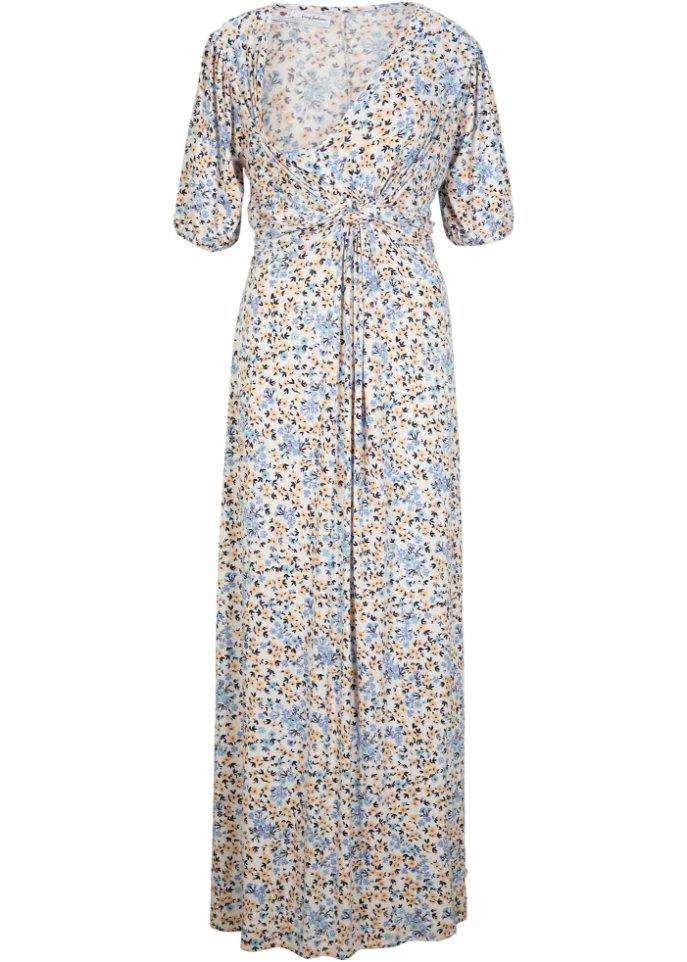 Платье макси для беременных/кормящих Bpc Bonprix Collection, голубой