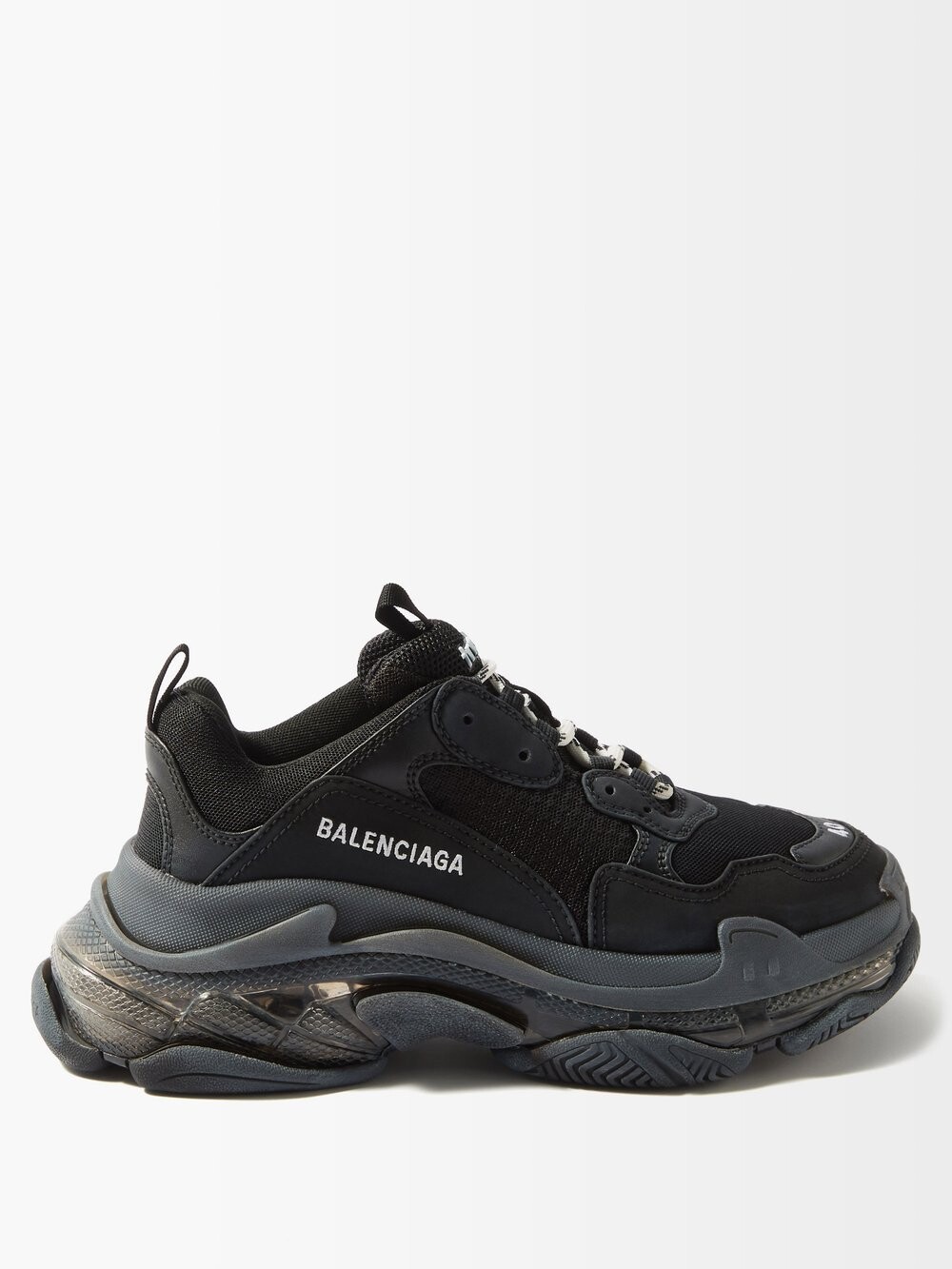 

Кроссовки triple s из искусственной кожи Balenciaga, черный