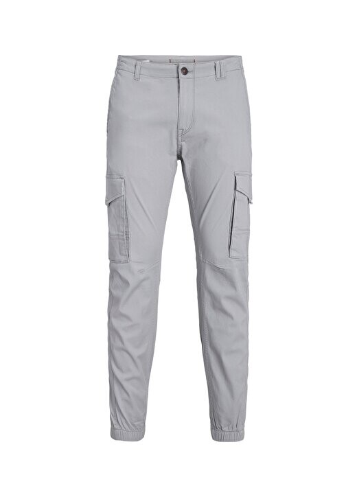

Серые мужские брюки-карго Skinny Leg JPSTPAUL JJFLAKE CARGO NOOS Jack & Jones, серый