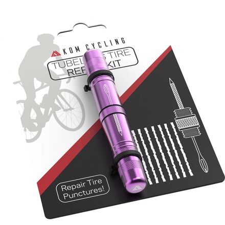 Инструмент для ремонта бескамерных шин KOM Cycling, фиолетовый 8 шт набор инструментов для ремонта велосипедных бескамерных шин