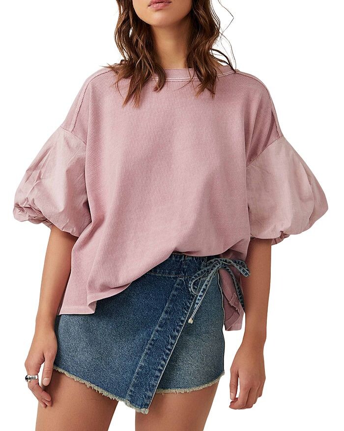 

Футболка с пышными рукавами Blossom Free People