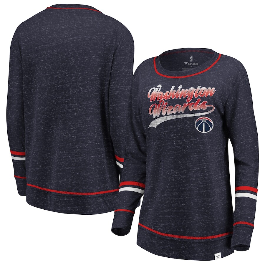 

Футболка с длинным рукавом Fanatics Branded Washington Wizards, нави